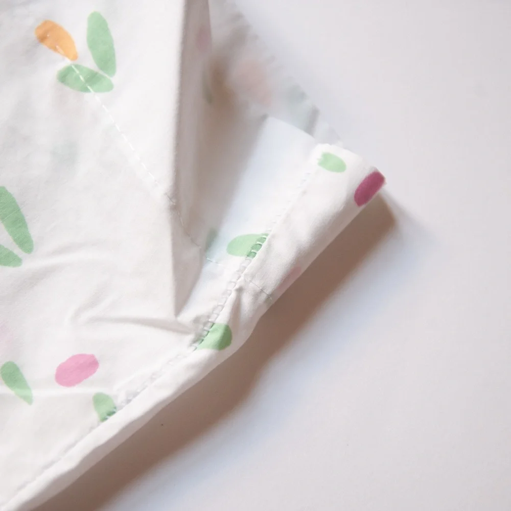 Vintage Floral Percale Standard Pillowcase
